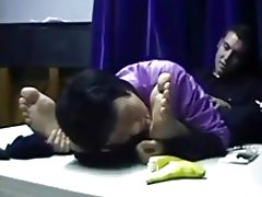 Txinako milf gurtzen gizonezkoa oinak